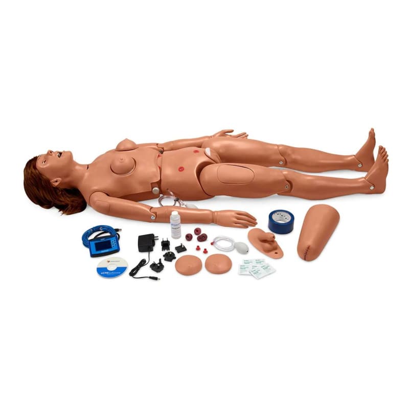 Nasco Healthcare CPR and Patient Care Mannequin Gaumard® CPR Susie Advanced Full Body / Medium Skin Tone Female Adult Nasco Healthcare CPR and Patient Care Mannequin Gaumard® CPR Susie Advanced Full Body / Medium Skin Tone Female Adult